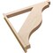 Ekena Millwork 5 1/2-in W x 48-in D x 48-in H Funston Block Rough Cedar Woodgrain TimberThane Outlooker, Primed Tan OUTUR055X48X48FST44RCPR - alternate 6
